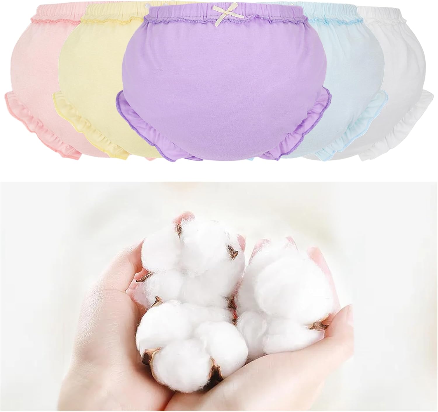 Billion Xin toddler girls 5-pack diaper covers