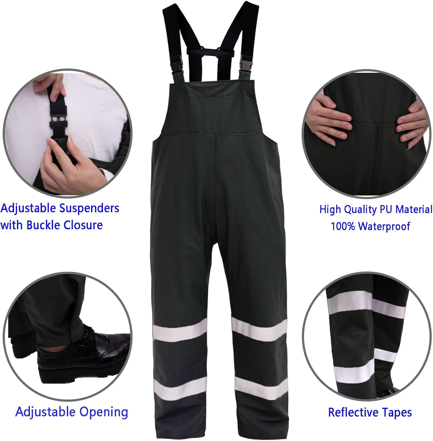 RainRiderWeather-Resistant Mens waterproof rain jacket