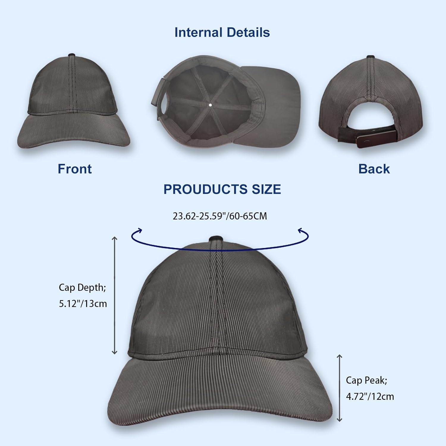 Light Up LED Baseball Cap - Glow-in-the-Dark Party Hat
