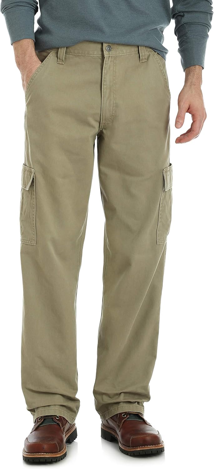 Wrangler Authentics Mens Twill Cargo Pant