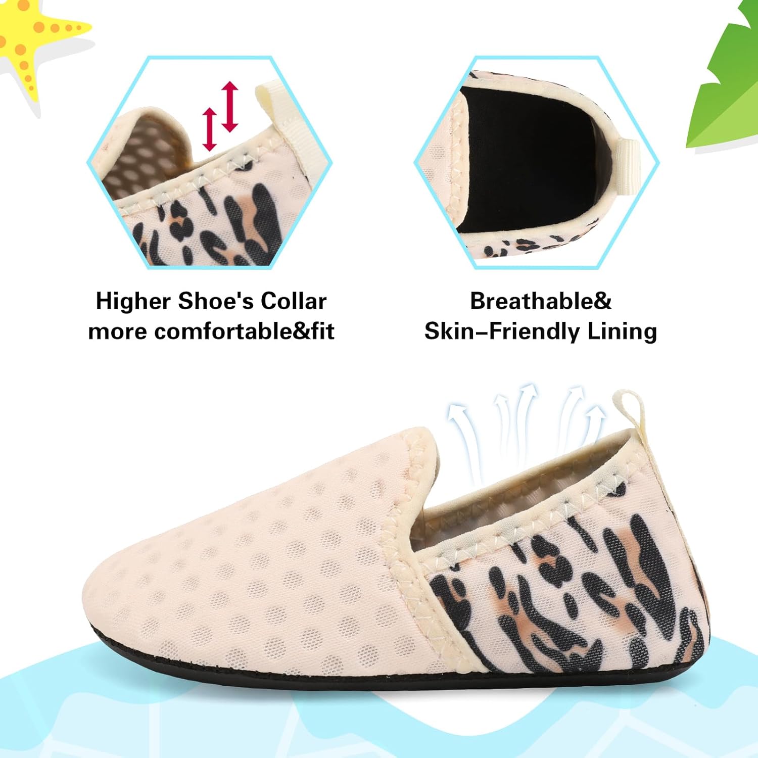 Quick Dry Toddler Water Shoes for Girls
