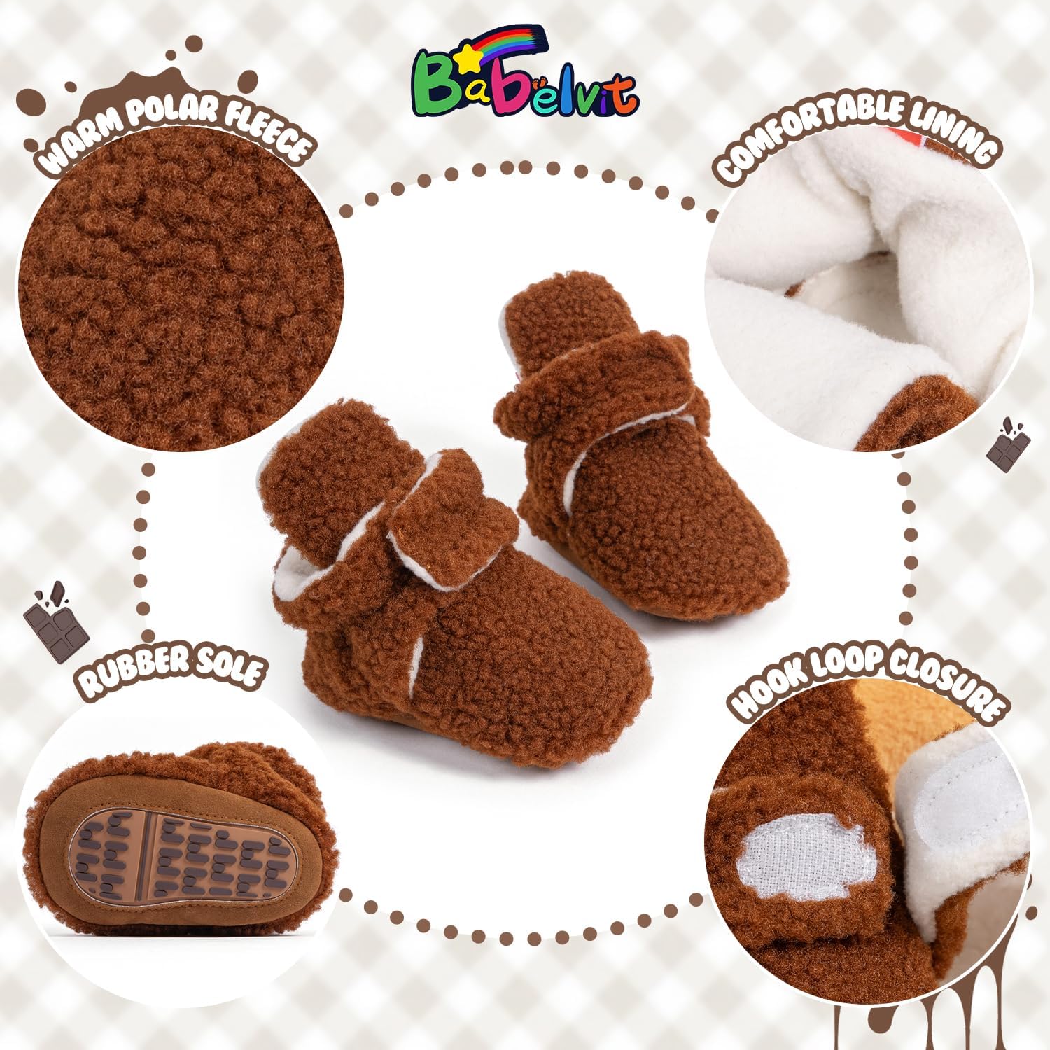 Babelvit Soft Fleece Booties