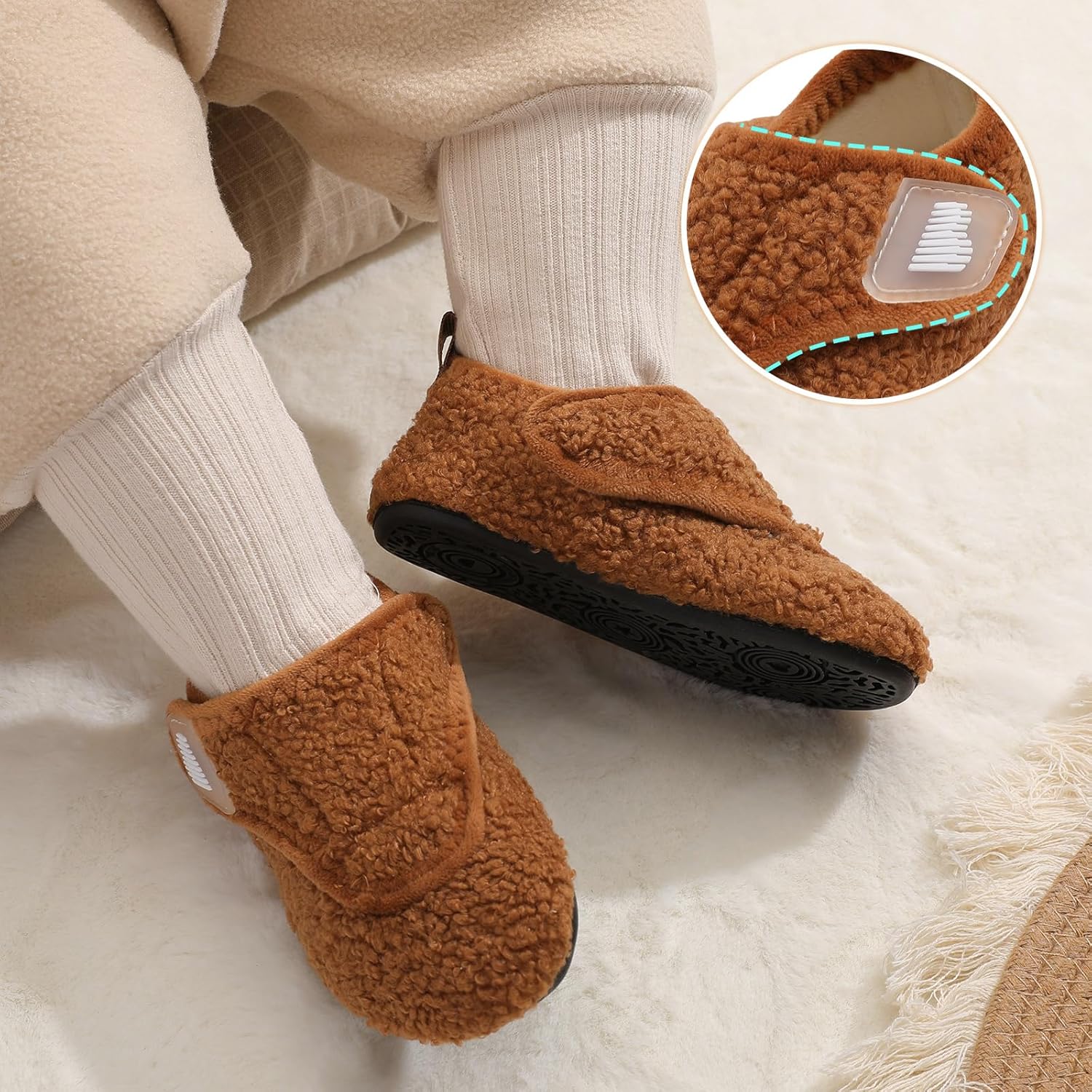 Barerun Cozy Toddler Slippers
