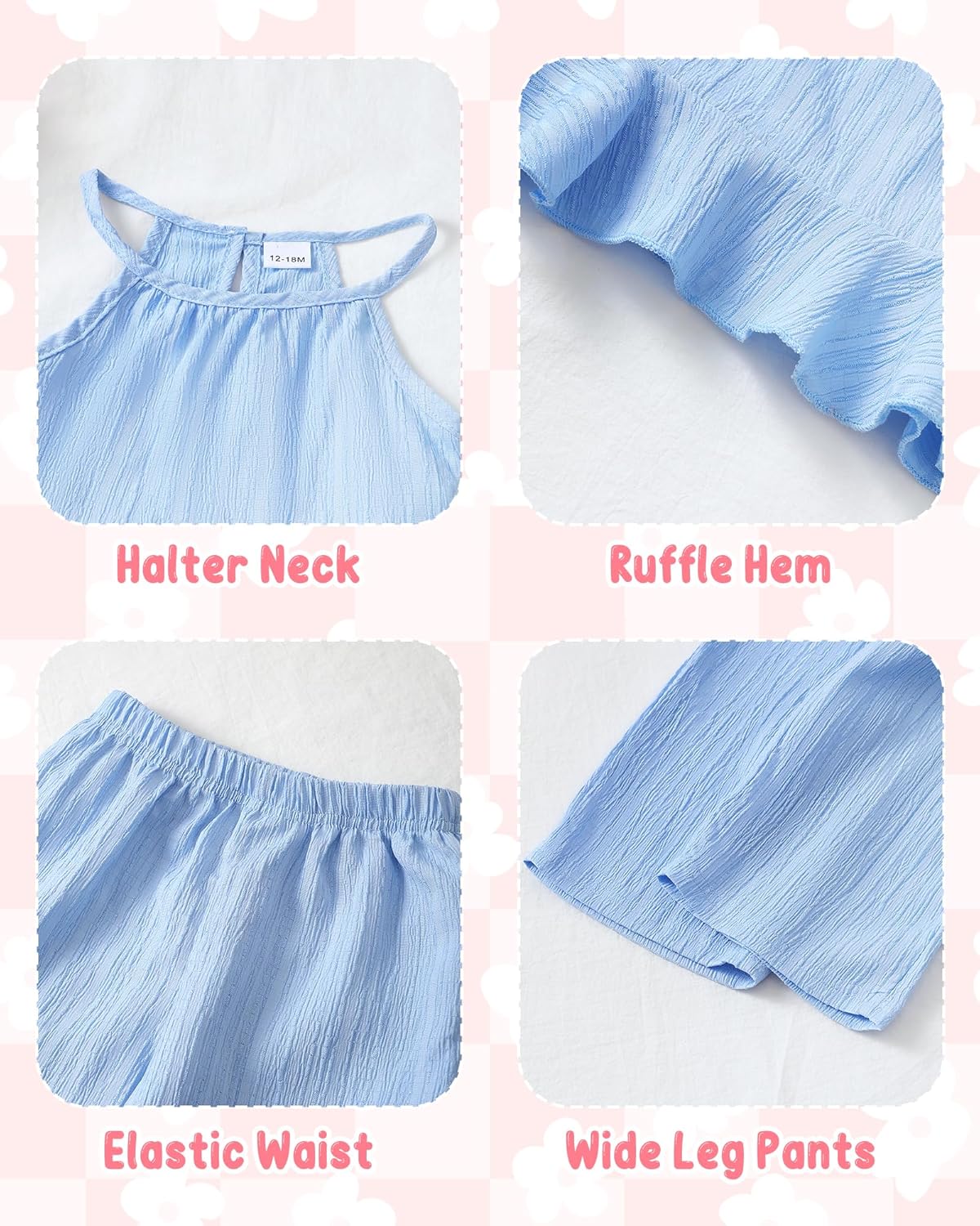 Delightful Summer Comfort Fit Toddler Clothing Set