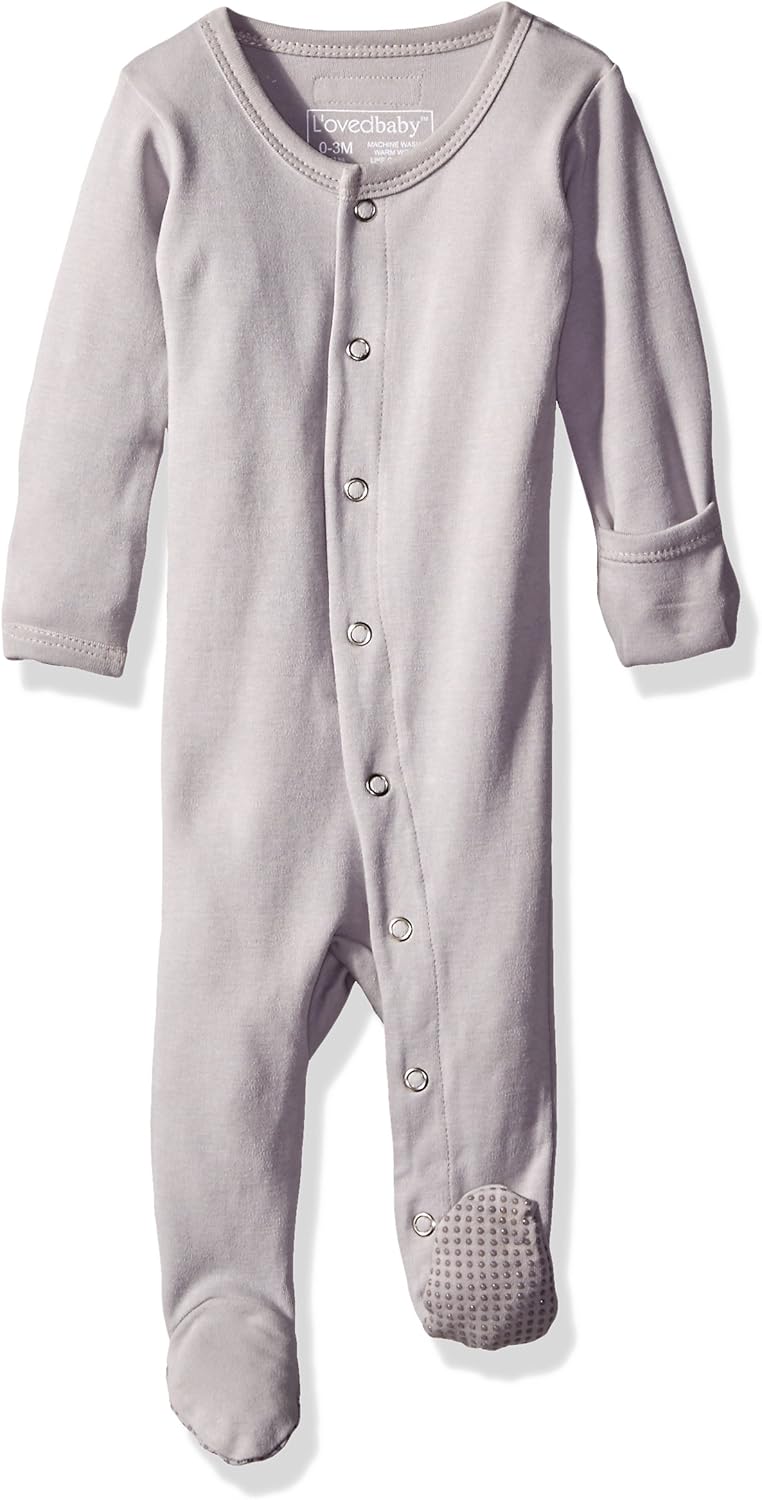 Lovedbaby Organic Baby-Girl Snap Footie