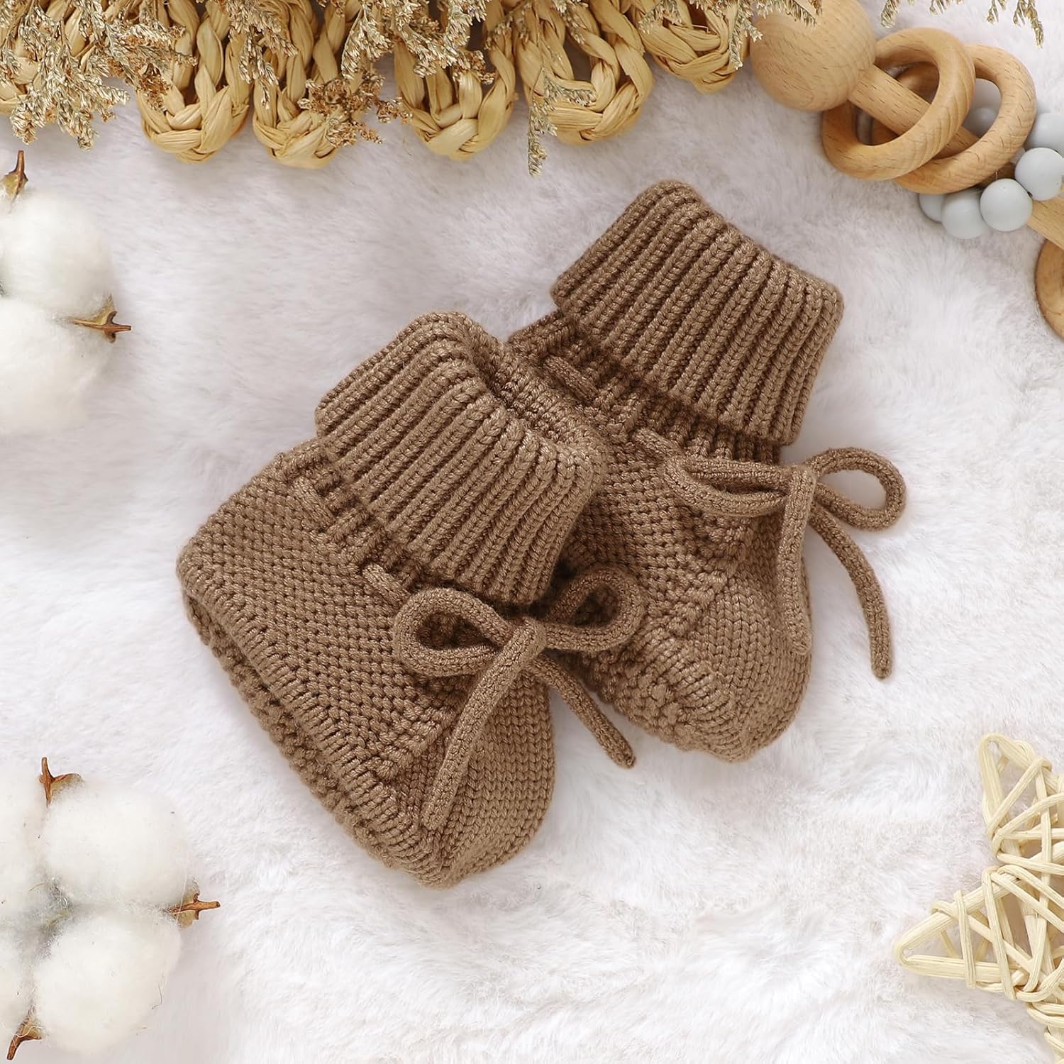 Perfect Cozy Baby Booties for Crawlers Walkers