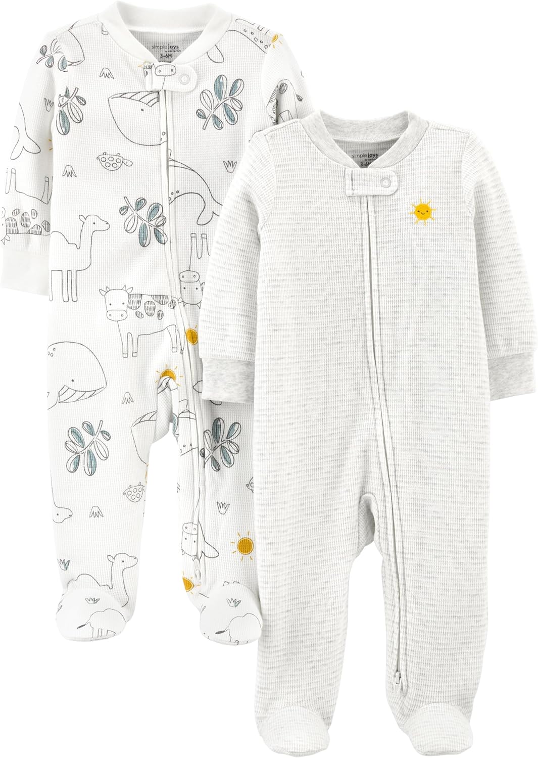 Carters Thermal Footed Set for Baby Girls