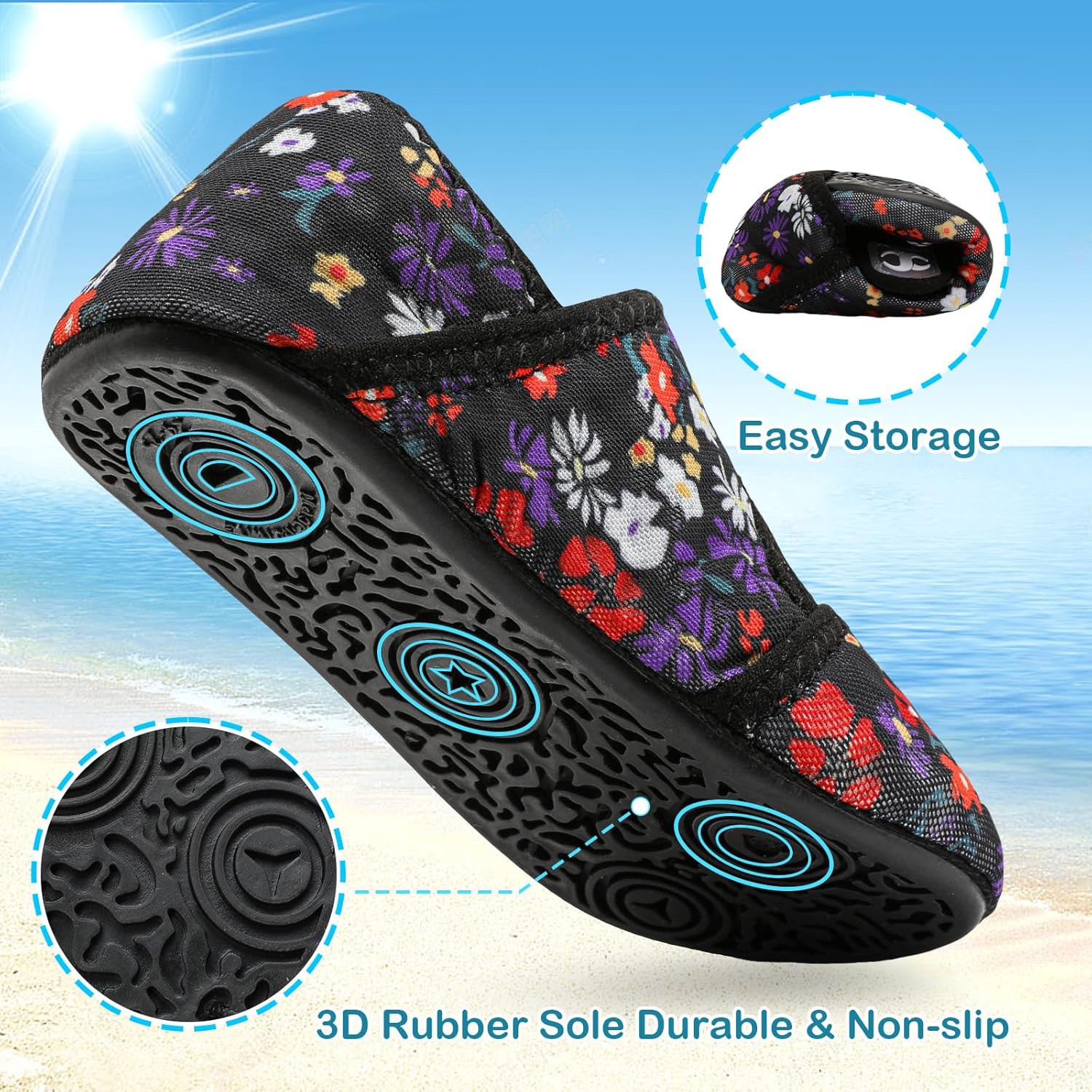 Scurtain Toddler Water Shoes