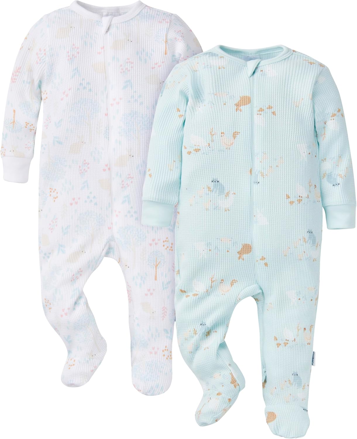 Thermal Footed Sleep N Play 2-Pack for Growing Babies