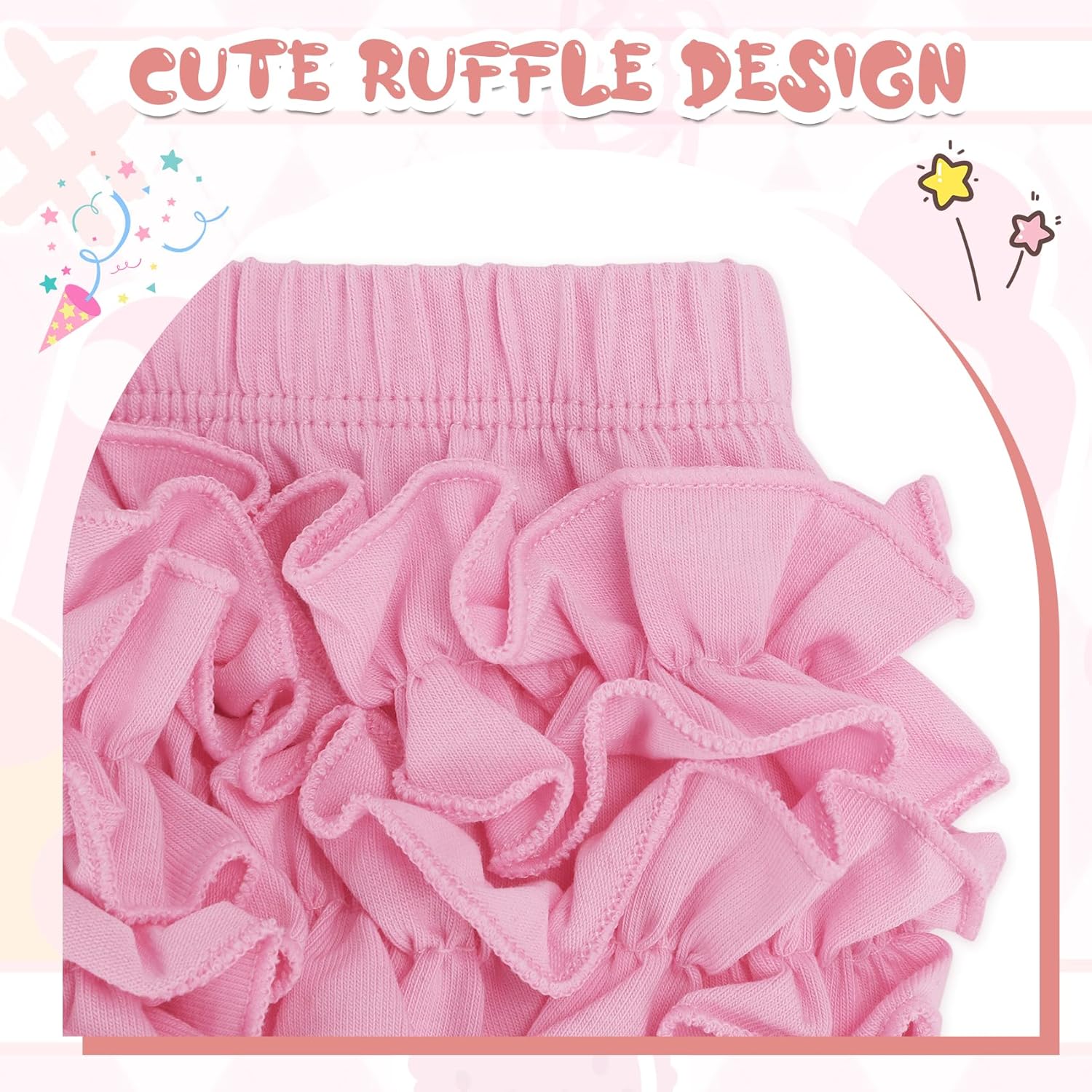 Cute Ruffle Diaper Covers for Toddler Girls