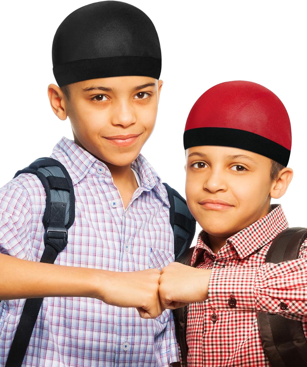 6 Piece Girls Christy Beanie 360-Wide Skull Cap Set