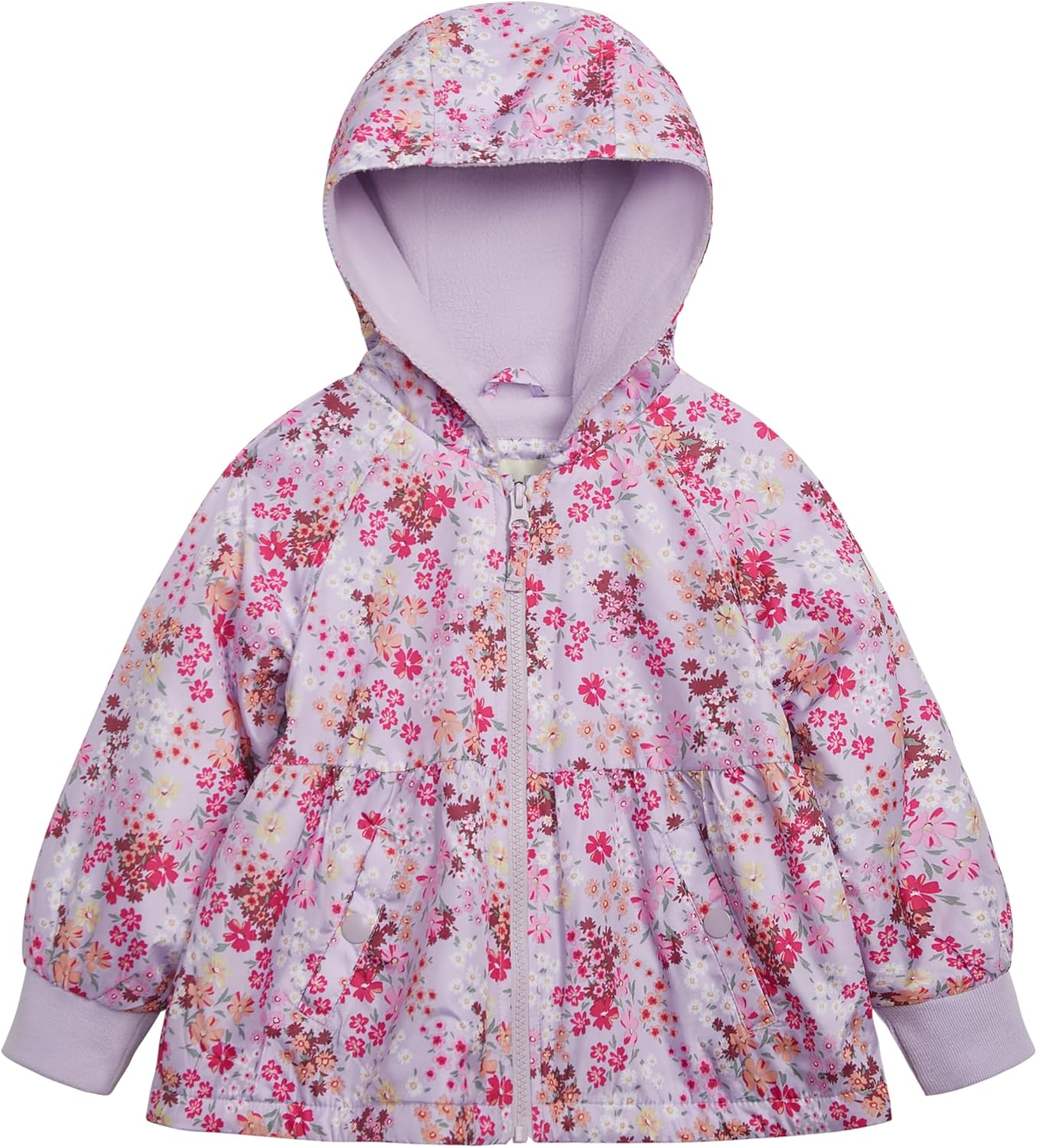 OSHKOSH BGOSH Midweight Water-Resistant Hooded Peplum Jacket for Babies