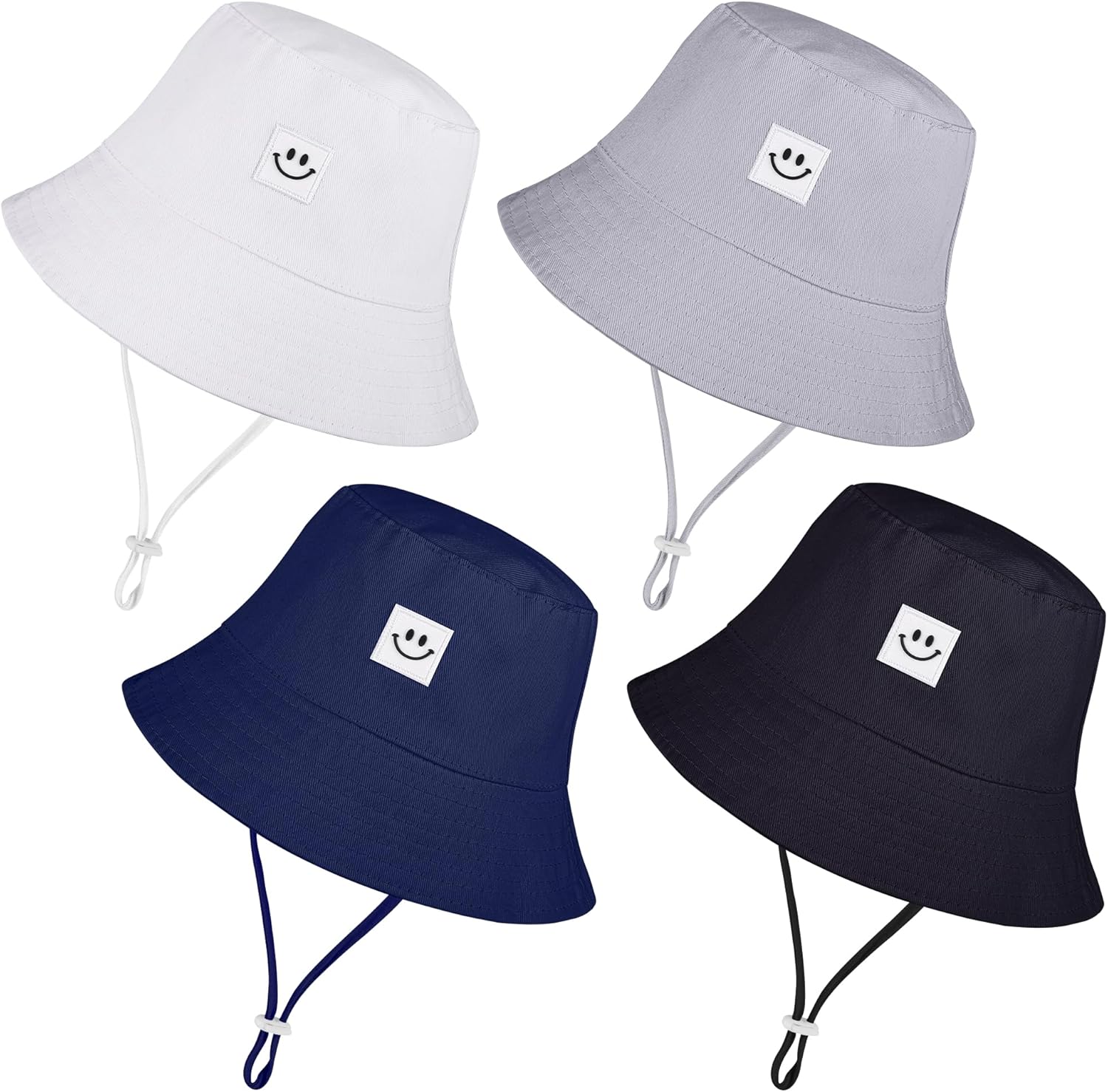 Cooraby 4-Pack Baby Sun Hat