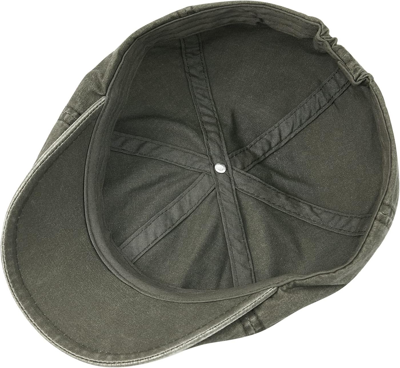 VOBOOM Cotton Newsboy Flat Cap