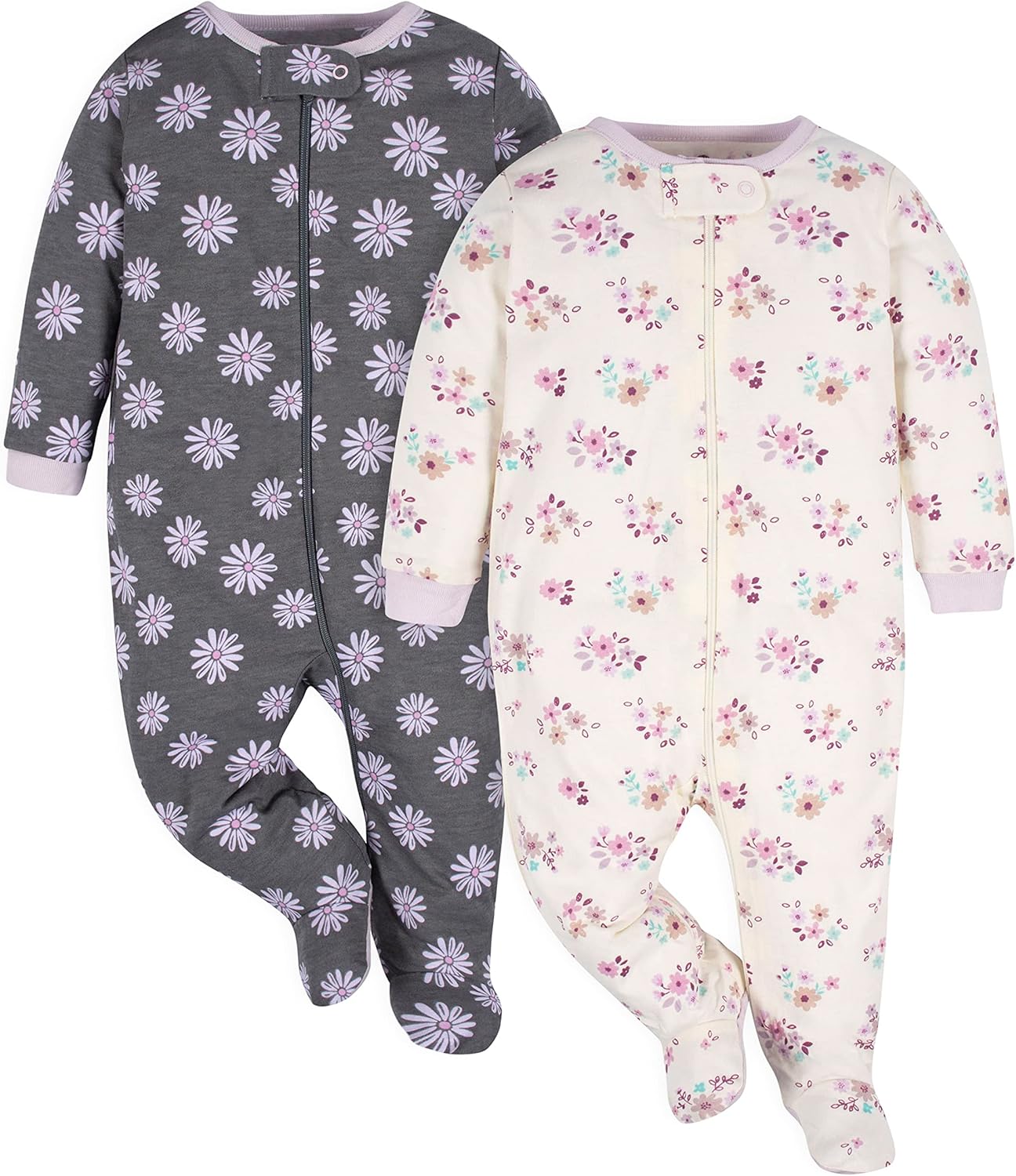 Gerber Sleep n Play Footies for Baby Girls