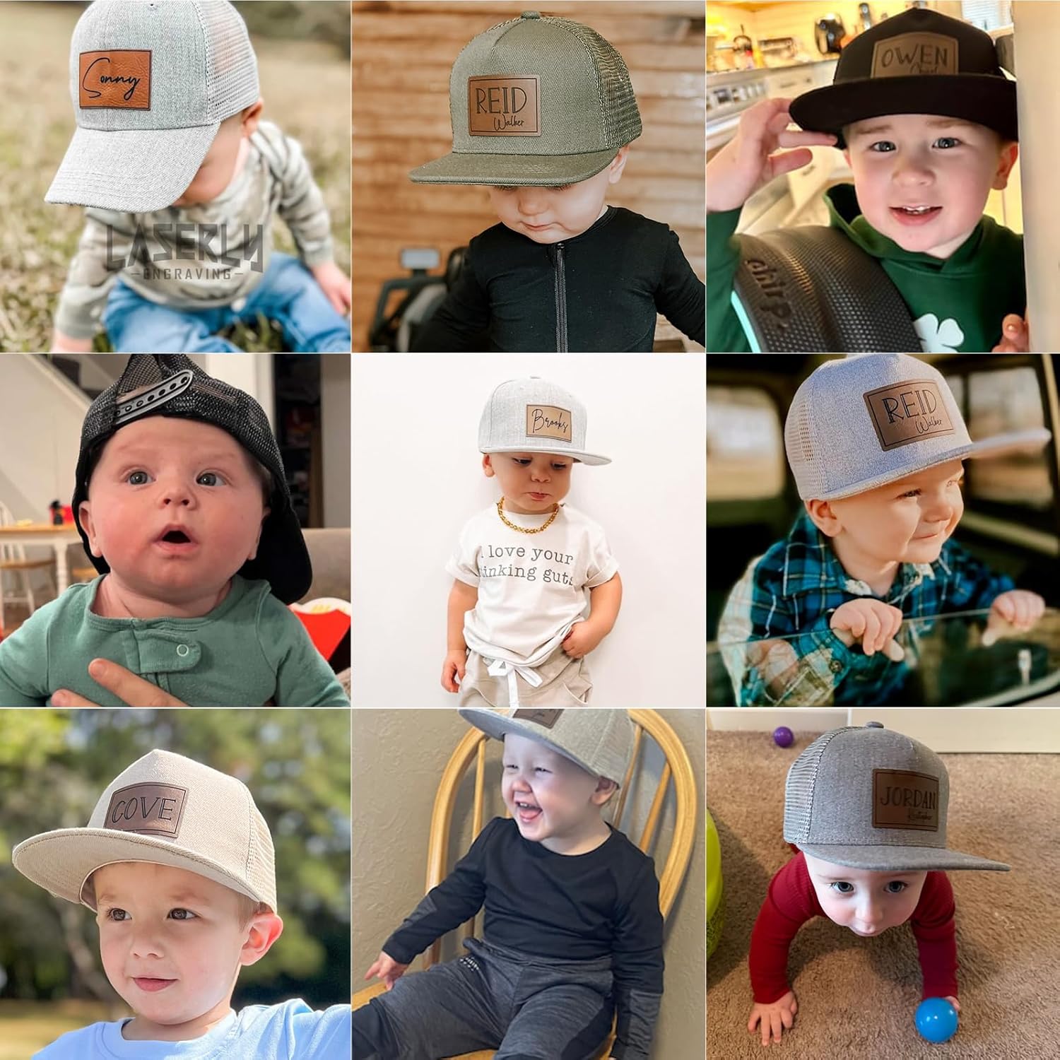 Bespoke Baseball Caps for Kids Boys Girls AdultsPersonalized Snapback Trucker Hats