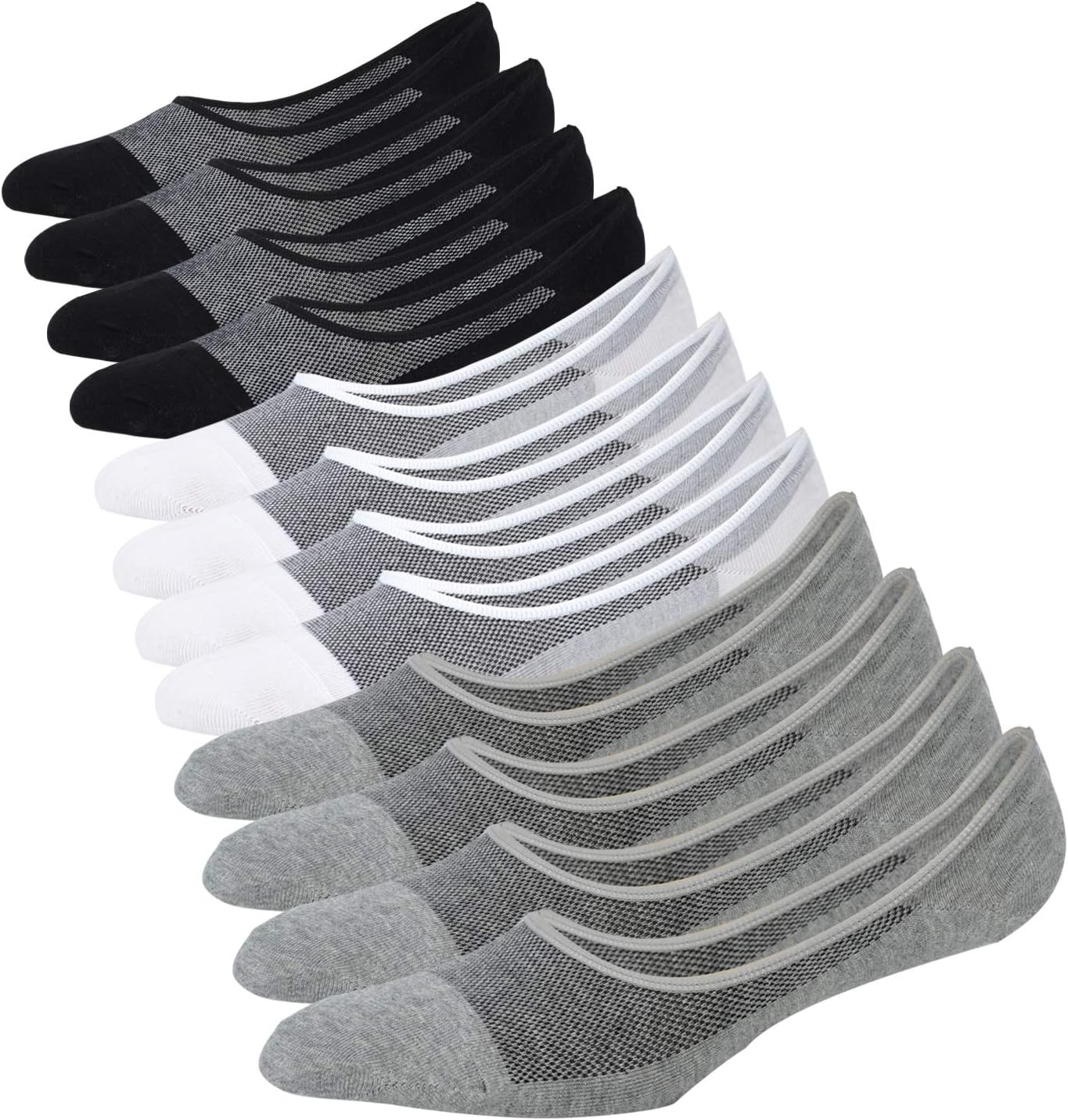 JORMATT No-Show Socks for Men