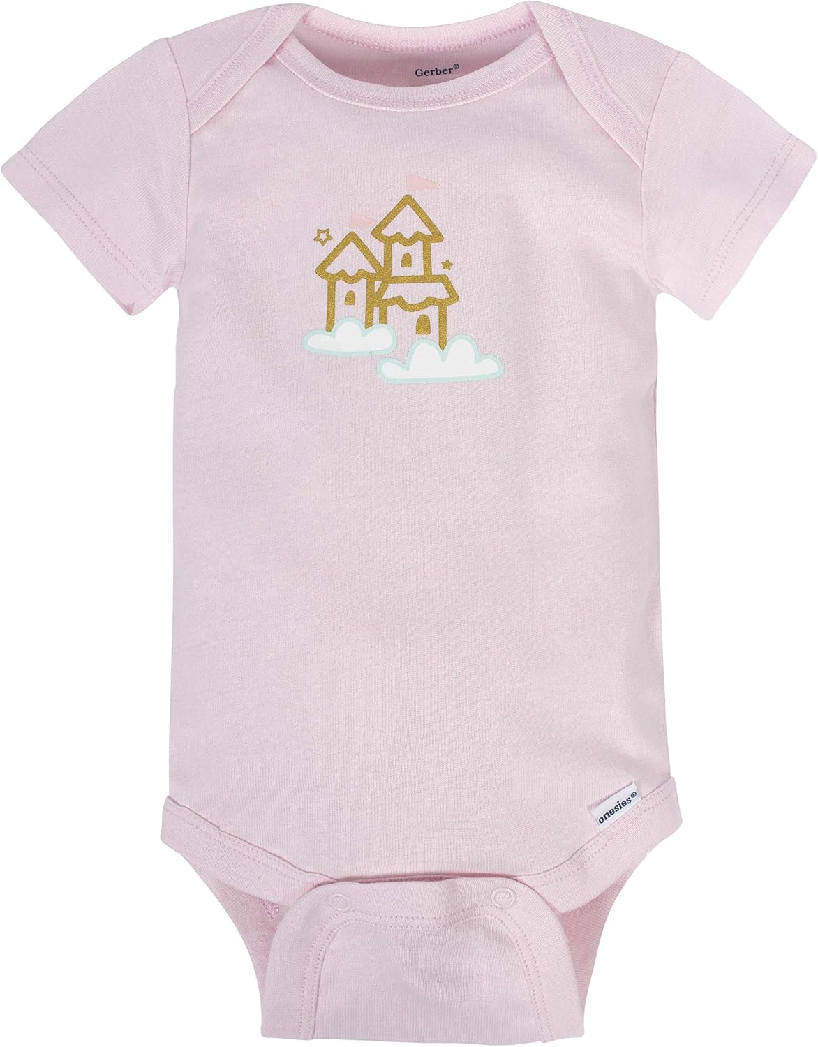 8-Pack Gerber Short Sleeve Onesies for Baby Girls