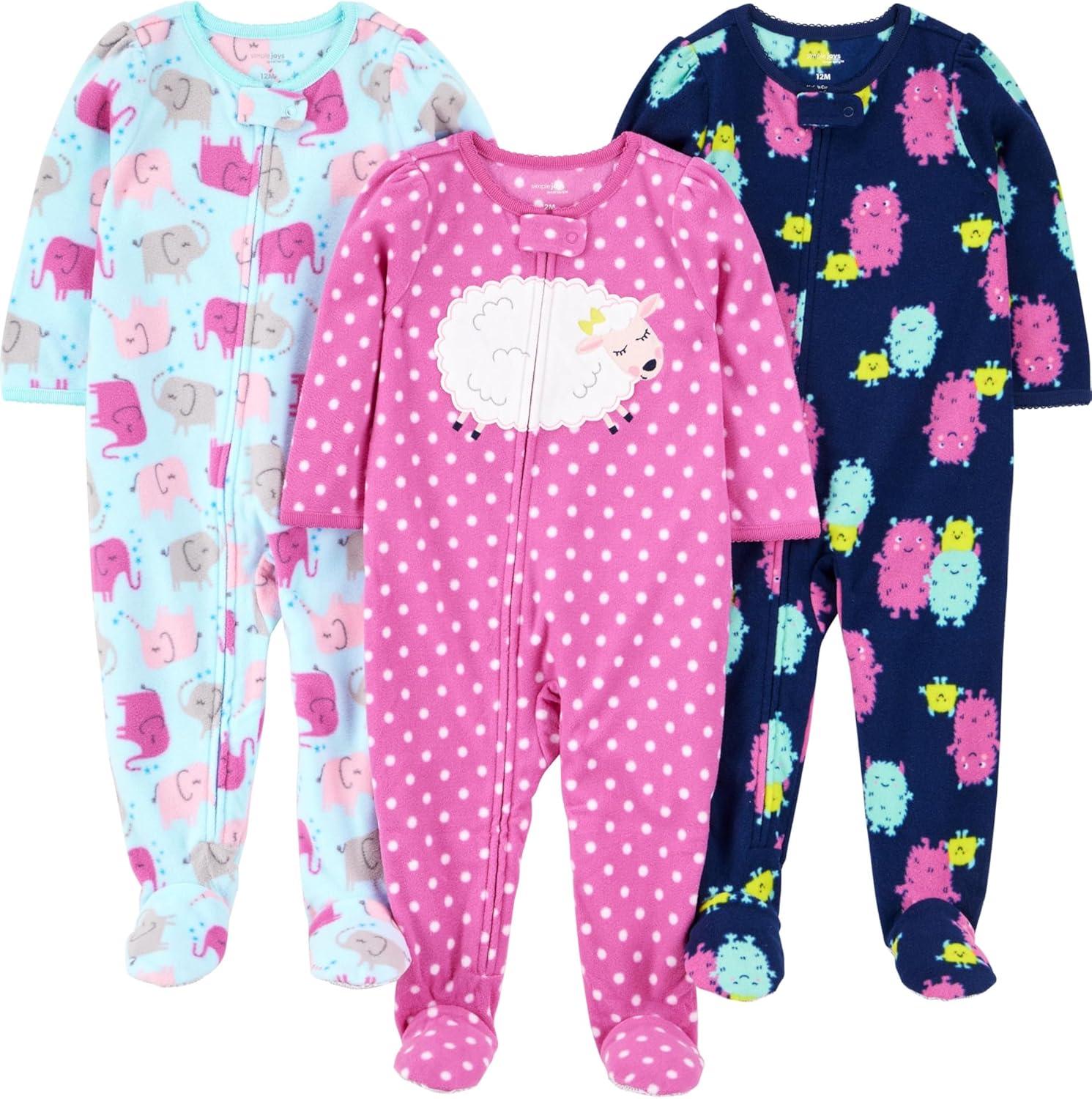 Simple Joys by Carters Cozy Flame-Resistant Fleece Pajamas Perfect for Sleep