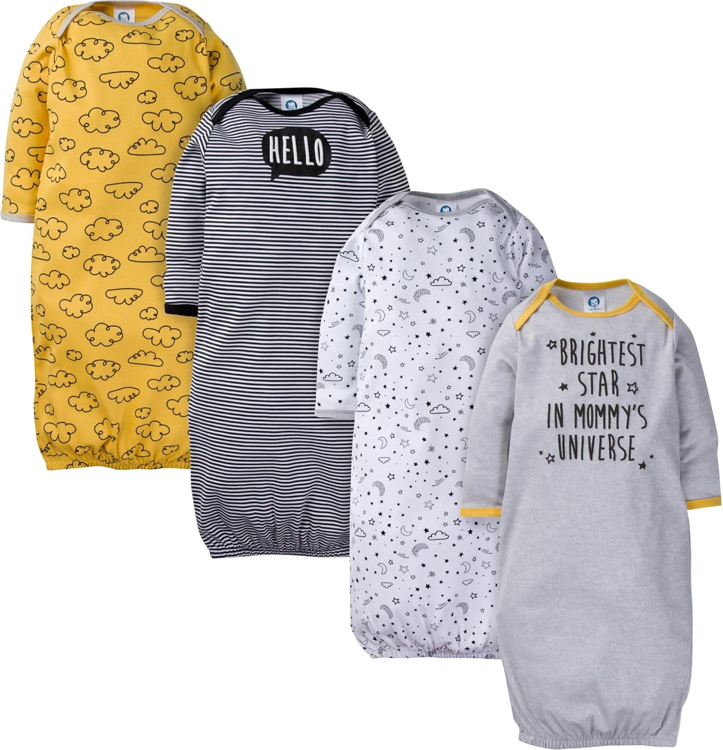 Gerber 4-Pack Baby Sleeper Gown
