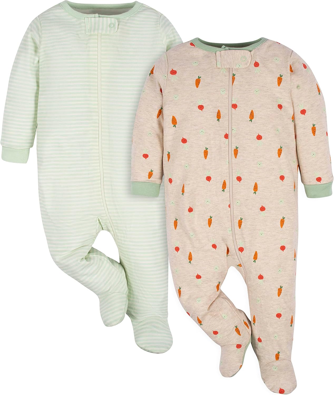 Perfect for Newborns Gerber 2-Pack Sleep n Play Blanket Sleepers