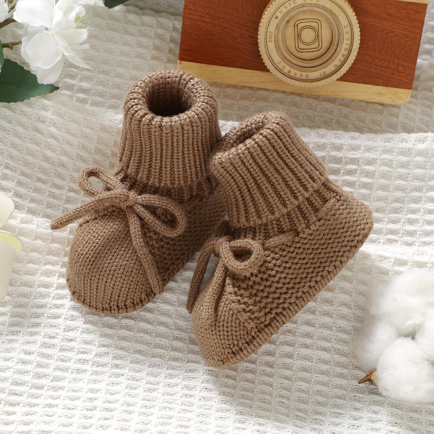 Perfect Cozy Baby Booties for Crawlers Walkers