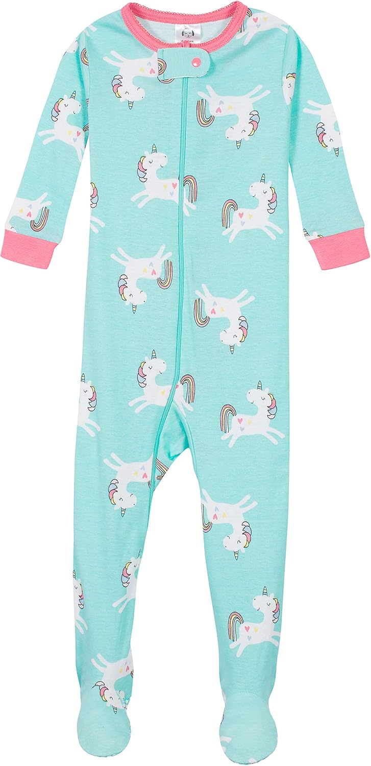 Gerber Baby Girls 4-Pack Pajamas