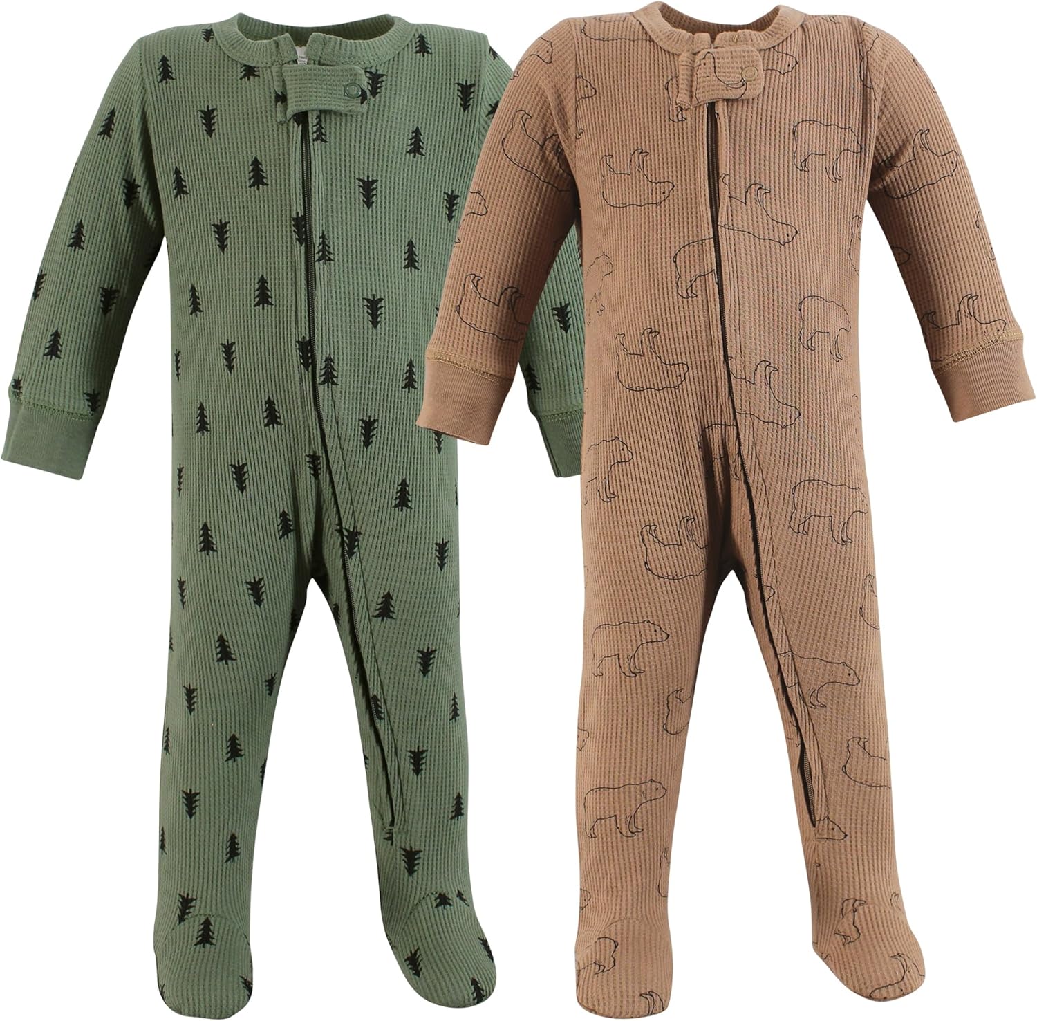 Hudson Baby Thermal Zipper Sleepwear