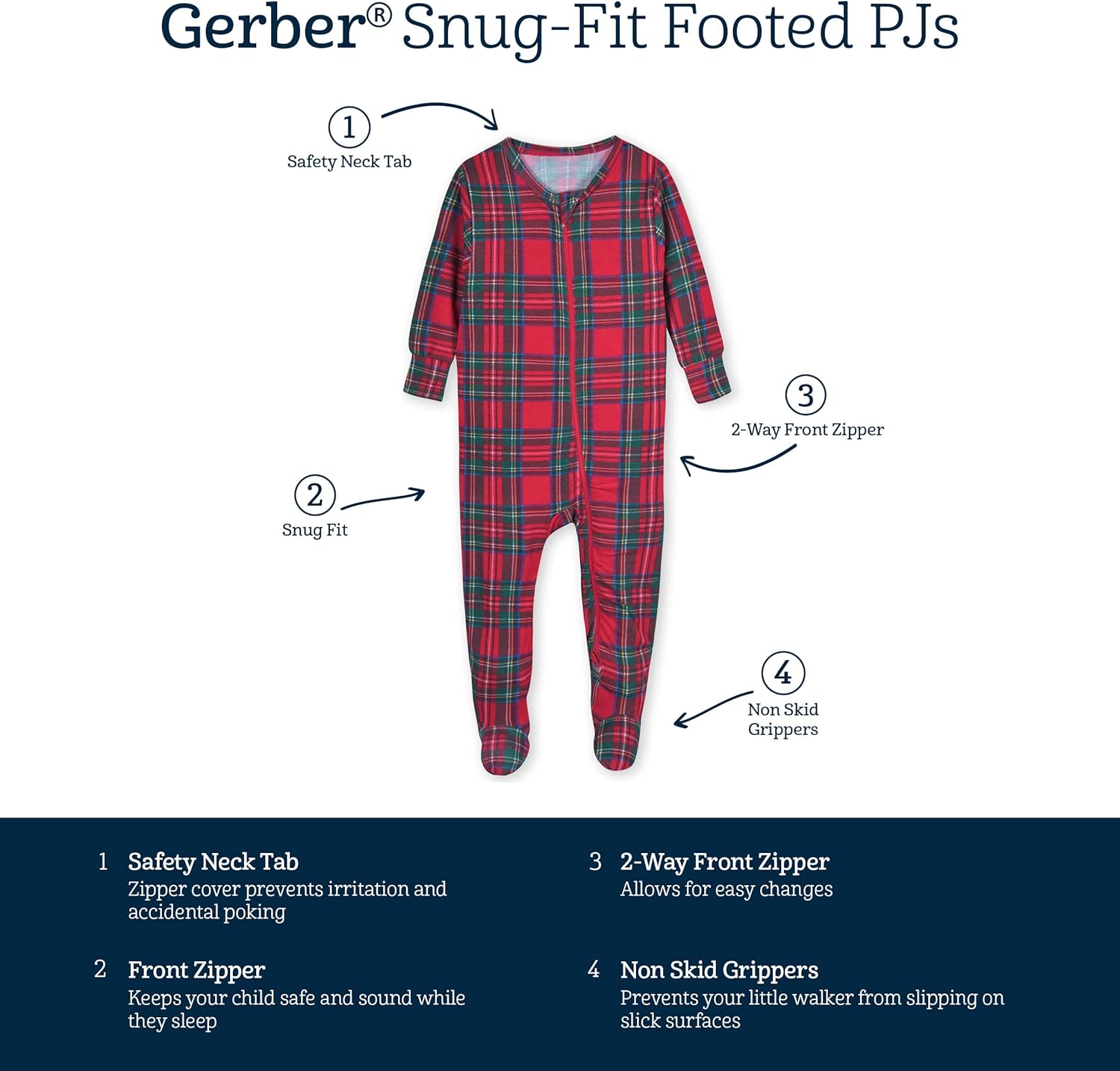 Gerber Baby Girls Pajamas Soft Comfortable