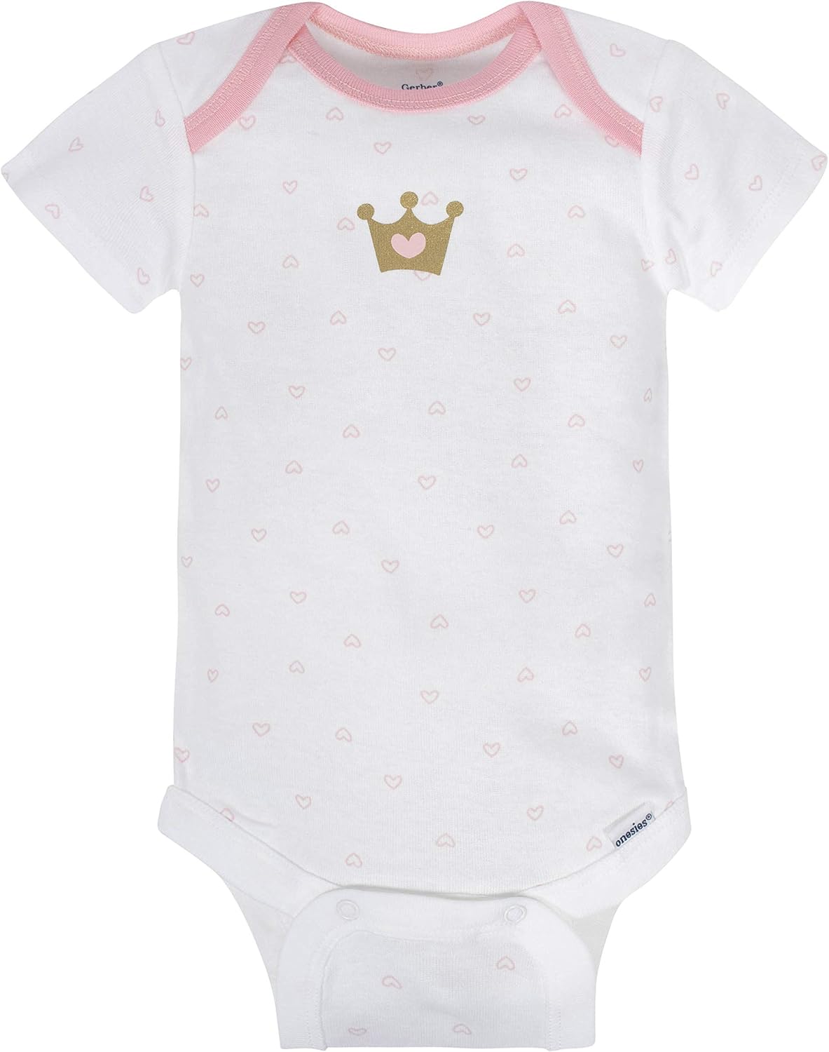 8-Pack Gerber Short Sleeve Onesies for Baby Girls