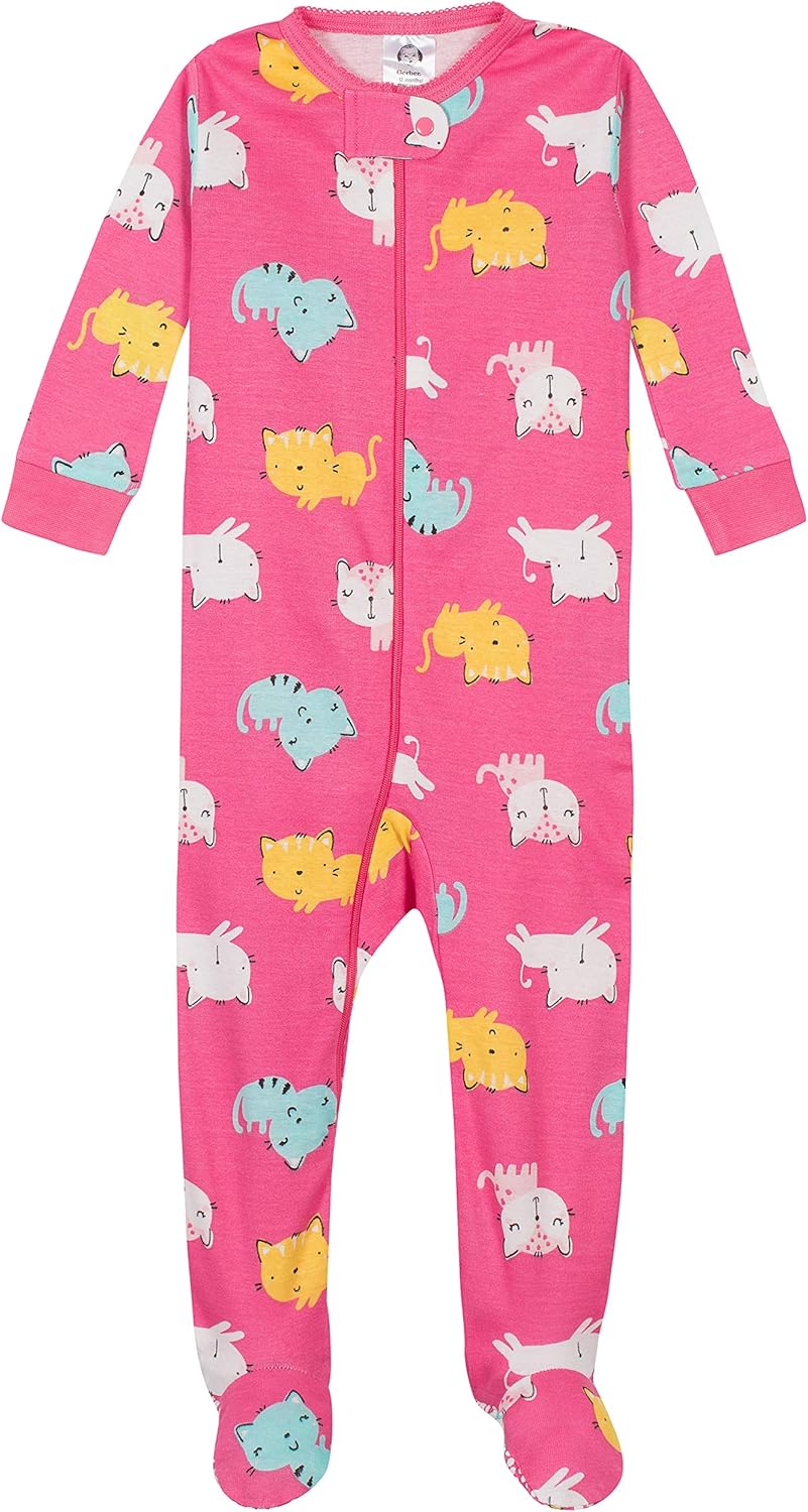 Gerber Baby Girls 4-Pack Pajamas