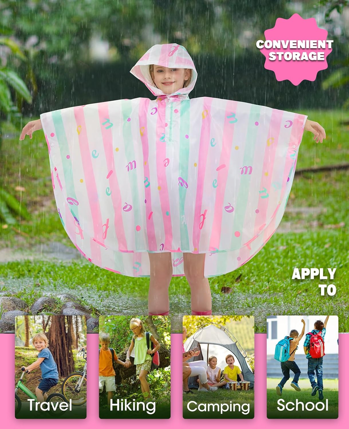 WAWSAM Lightweight Toddler Raincoat