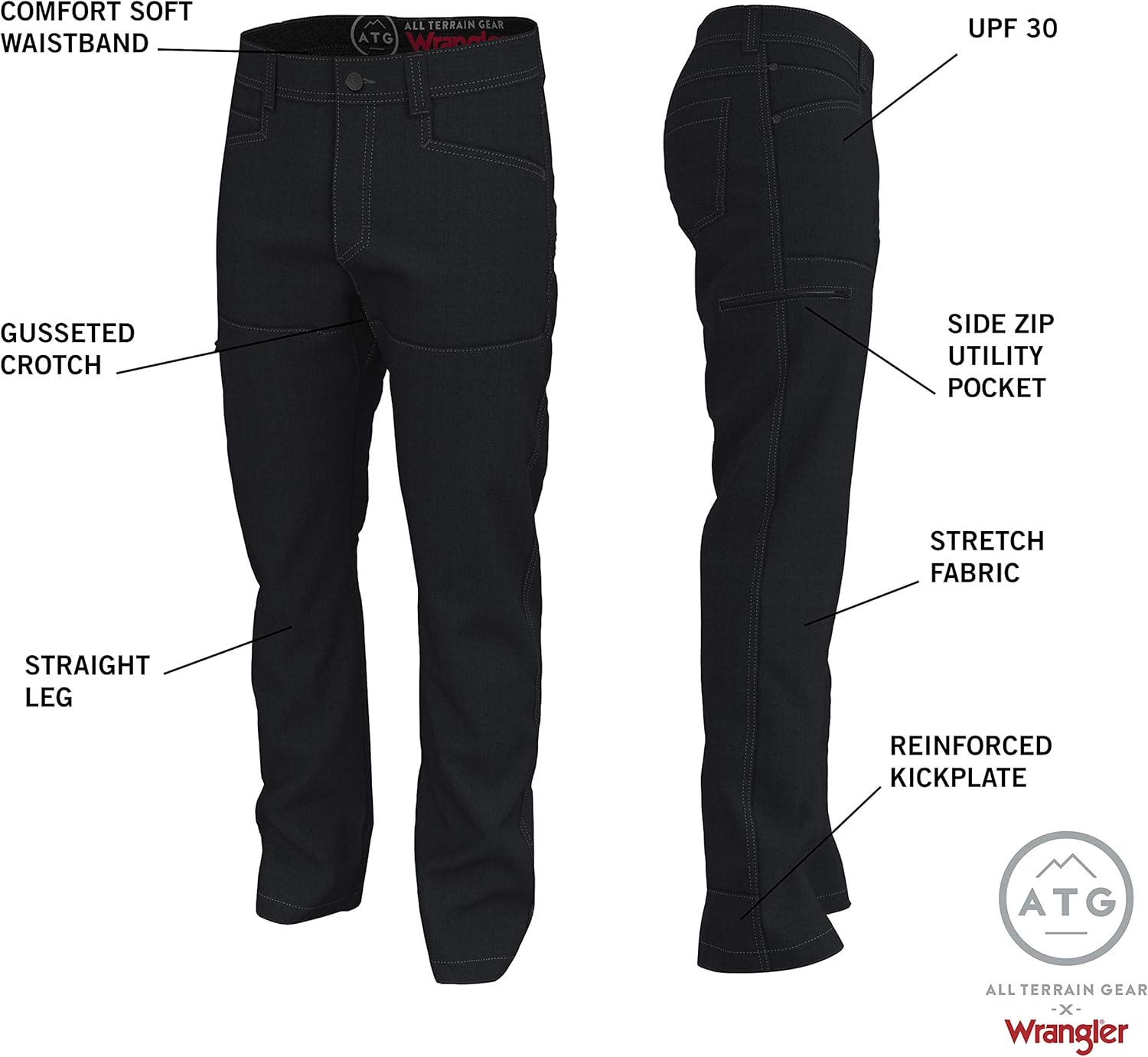 ATG Mens XAY-001 Dual-Pivot Utility Pant