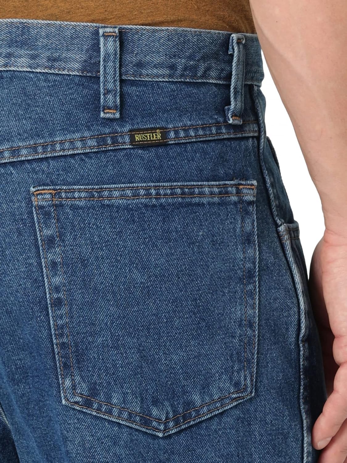Rustler Mens Classic Relaxed Fit Jeans