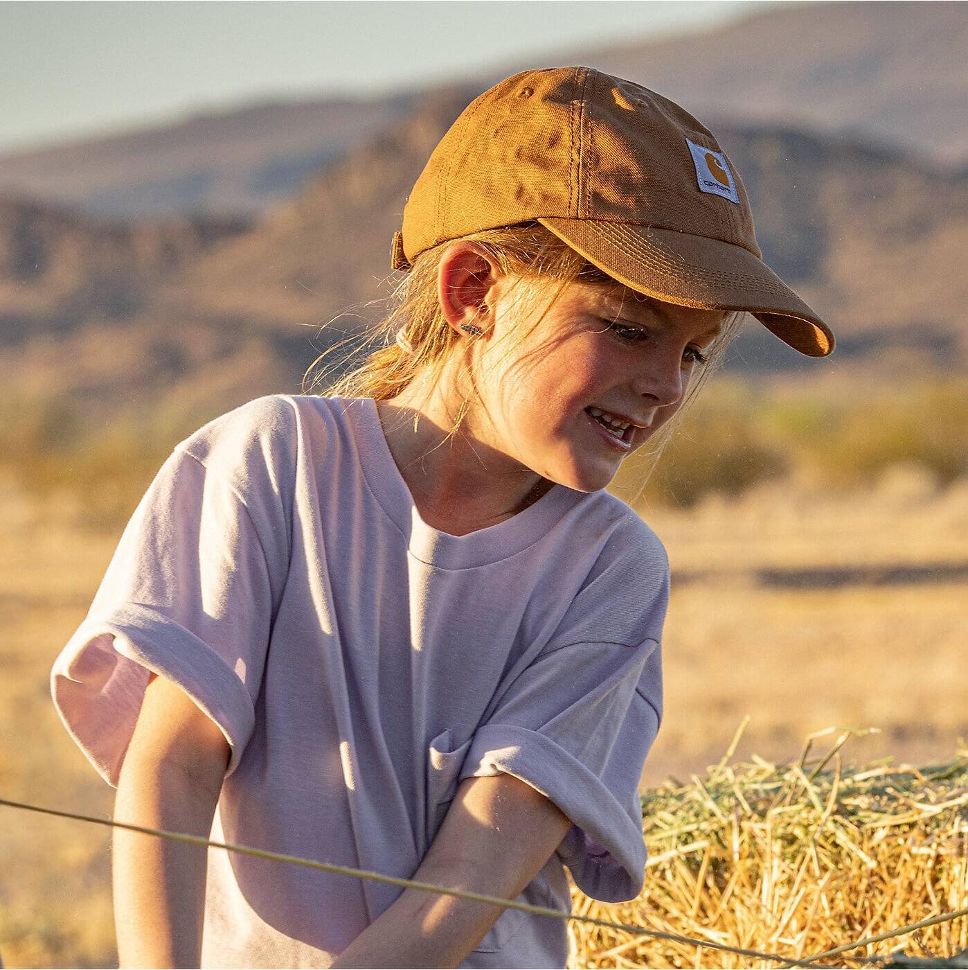 Carhartt Kids Signature Canvas Baseball Cap 1