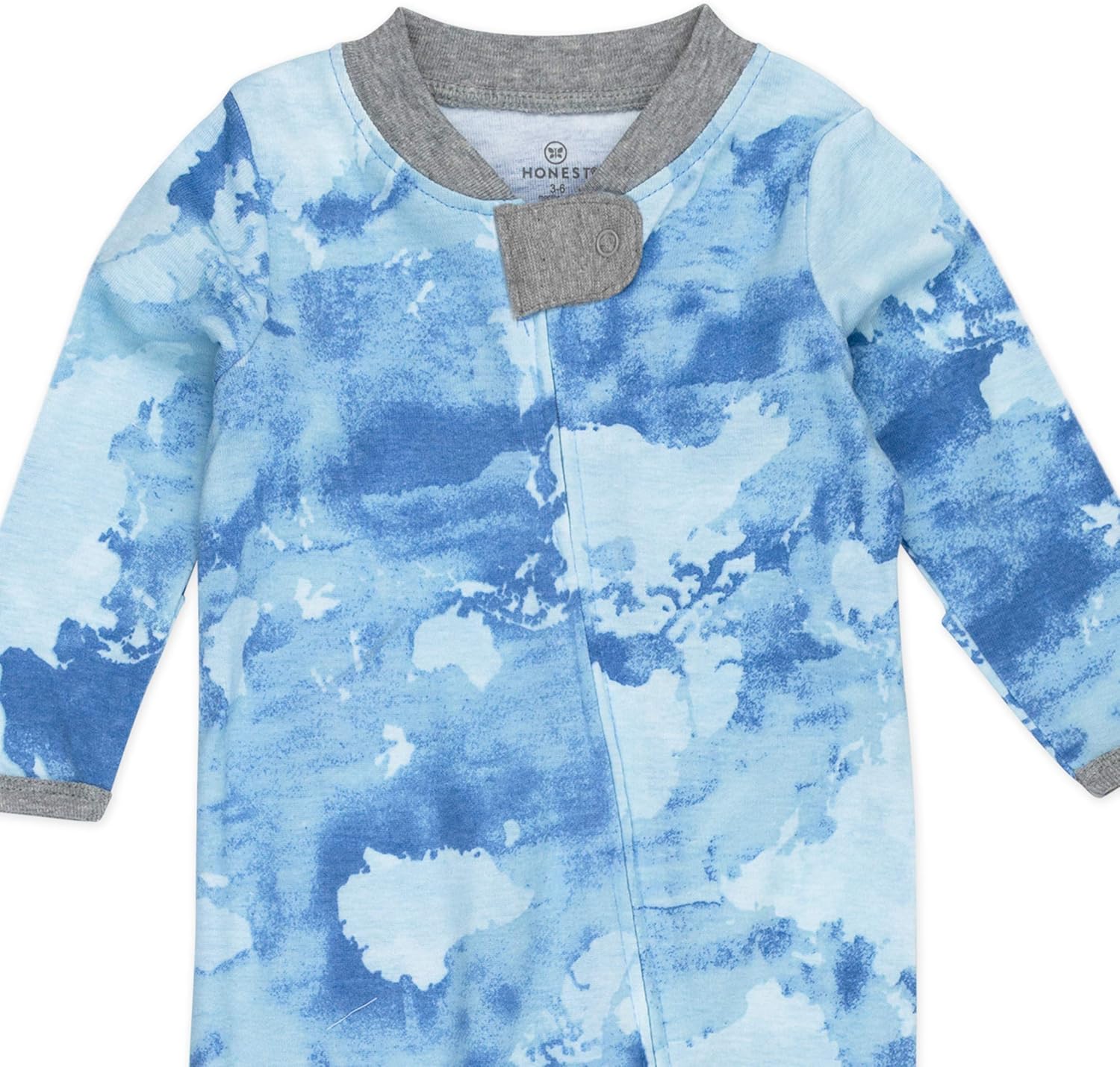 HonestBaby Sleep Play Footed Pajama Sufflers for Baby Boys