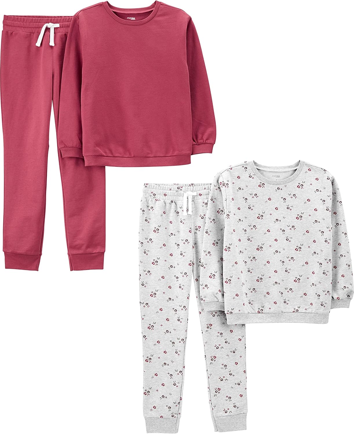 Simple Joys by Carters 4-Piece Playwear Set for Girls