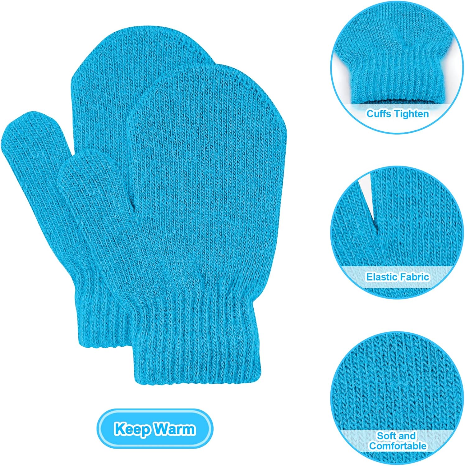 MENOLY toddler magic stretch mitten gloves