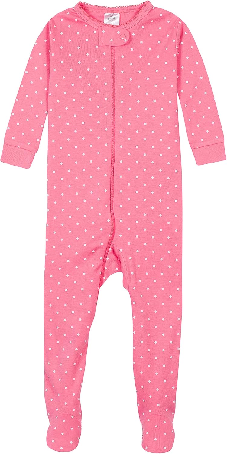 Gerber Baby Girls 4-Pack Pajamas
