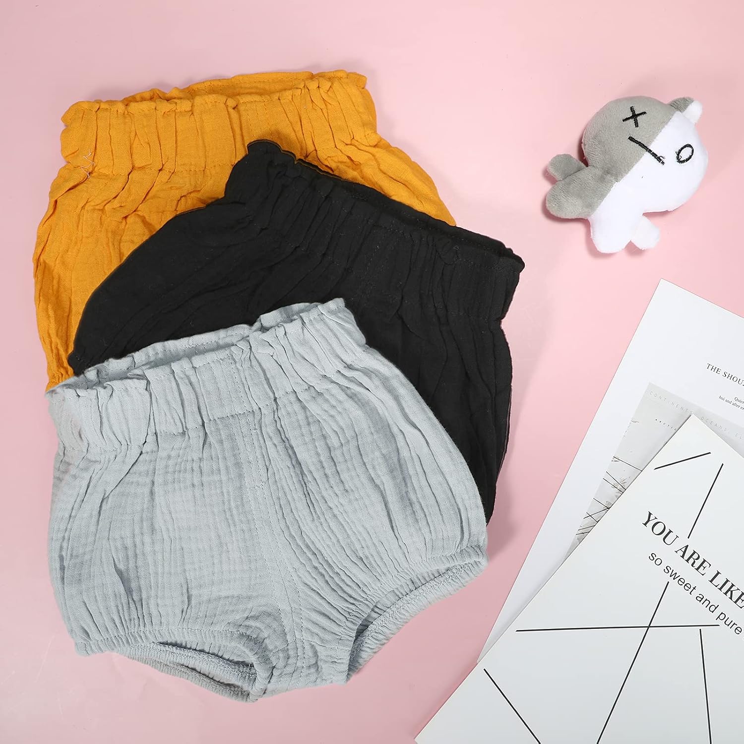 Sintege 5-Piece Baby Summer Shorts - Perfect Gift for Babies