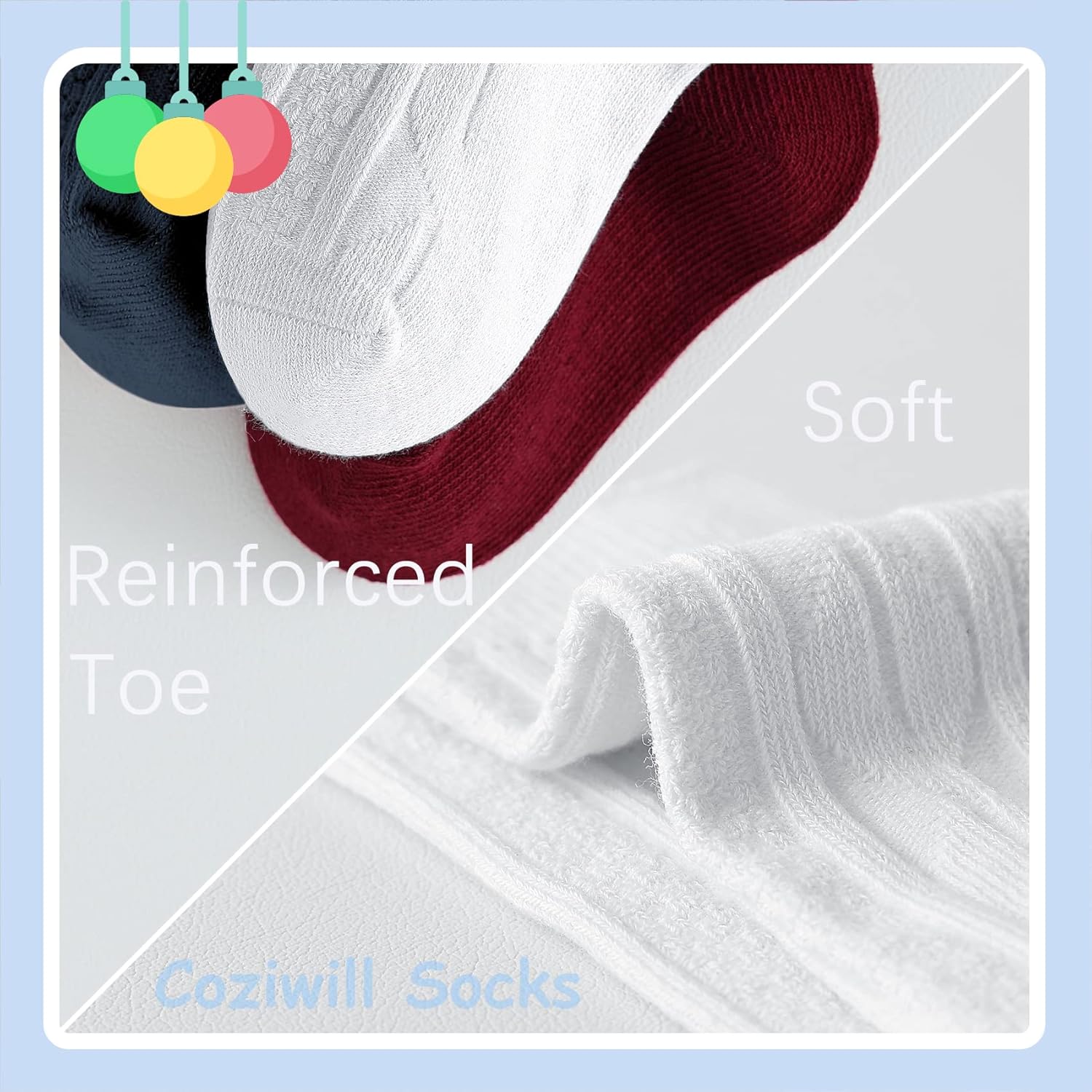 Coziwill Newborn Knee High Socks