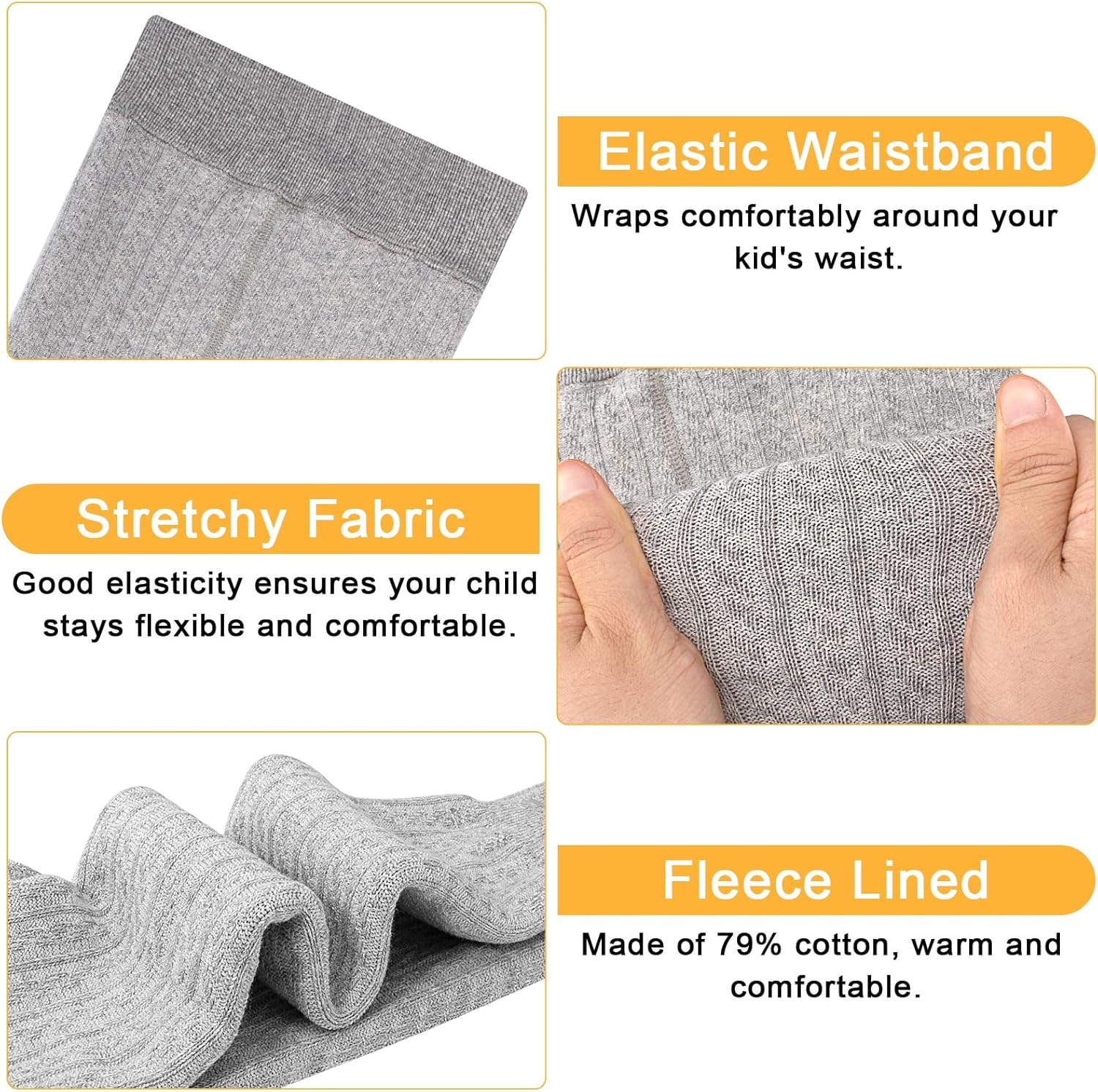 Looching Toddler Winter Fleece-Lined Leggings