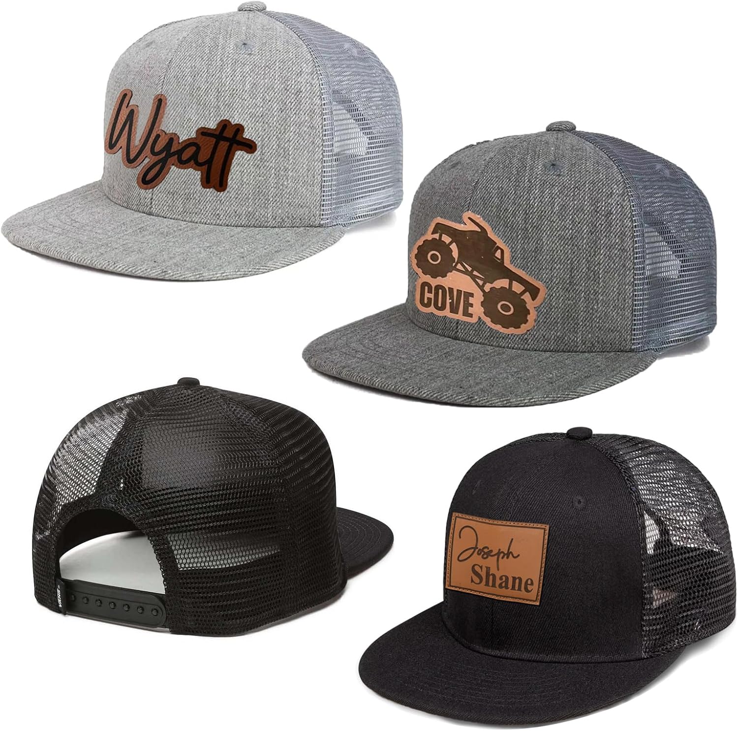 Bespoke Baseball Caps for Kids Boys Girls AdultsPersonalized Snapback Trucker Hats
