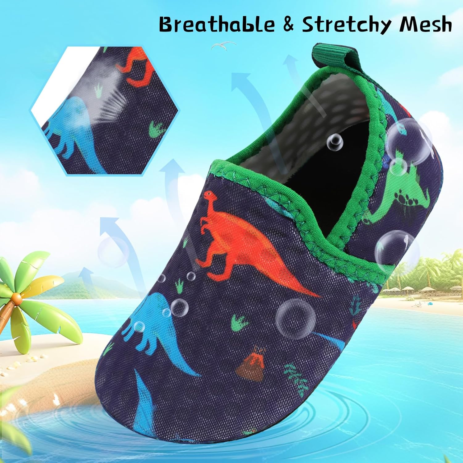Centipede Demon Toddler Water Shoes Quick Dry Breathable