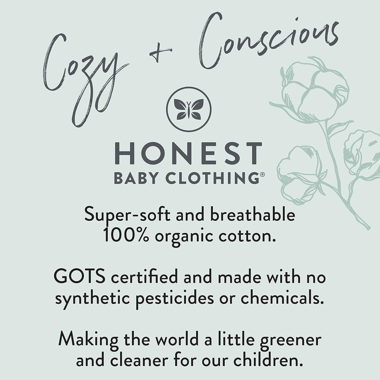 HonestBaby Reversible Coverall Organic Cotton