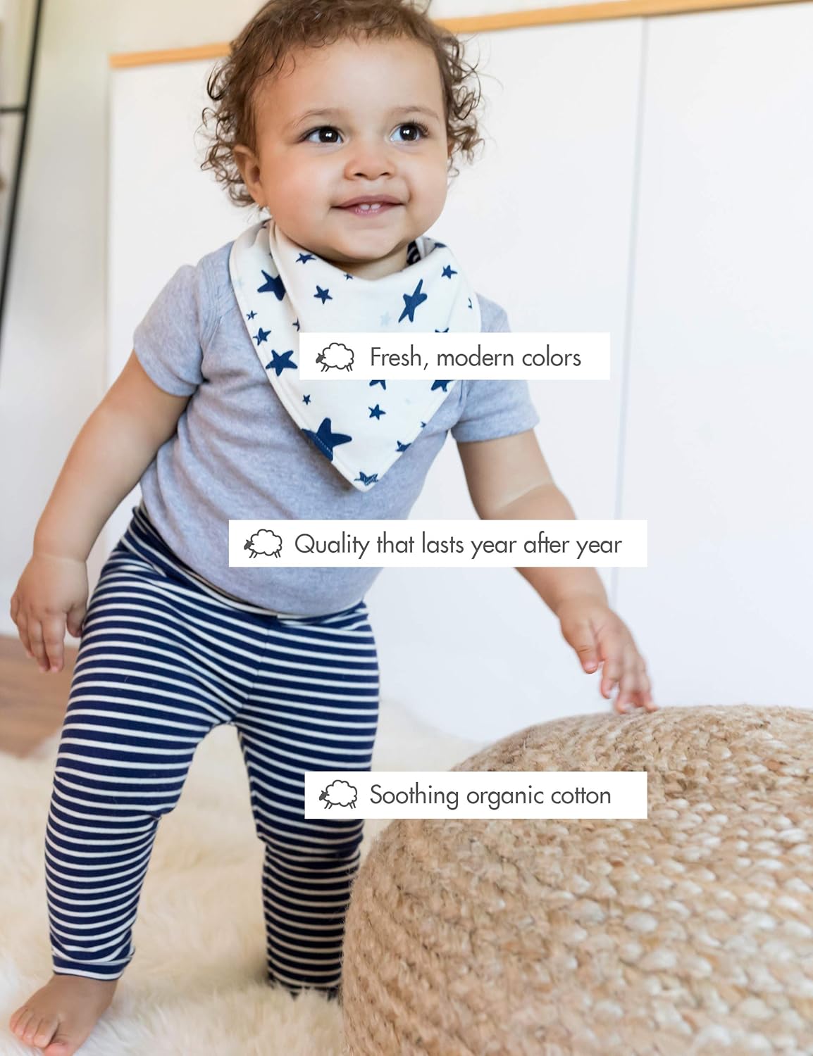 Organic Cotton Footless Pajamas for Babies