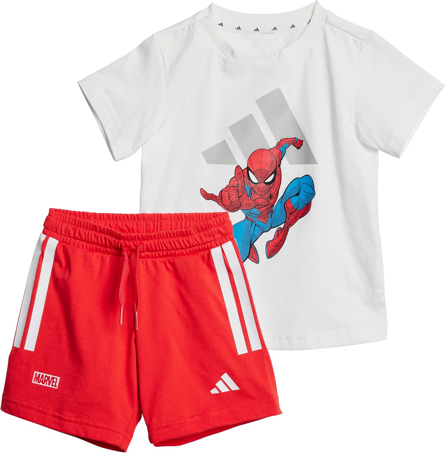 Adidas Baby Girls Marvel Spider-Man T-Shirt Set
