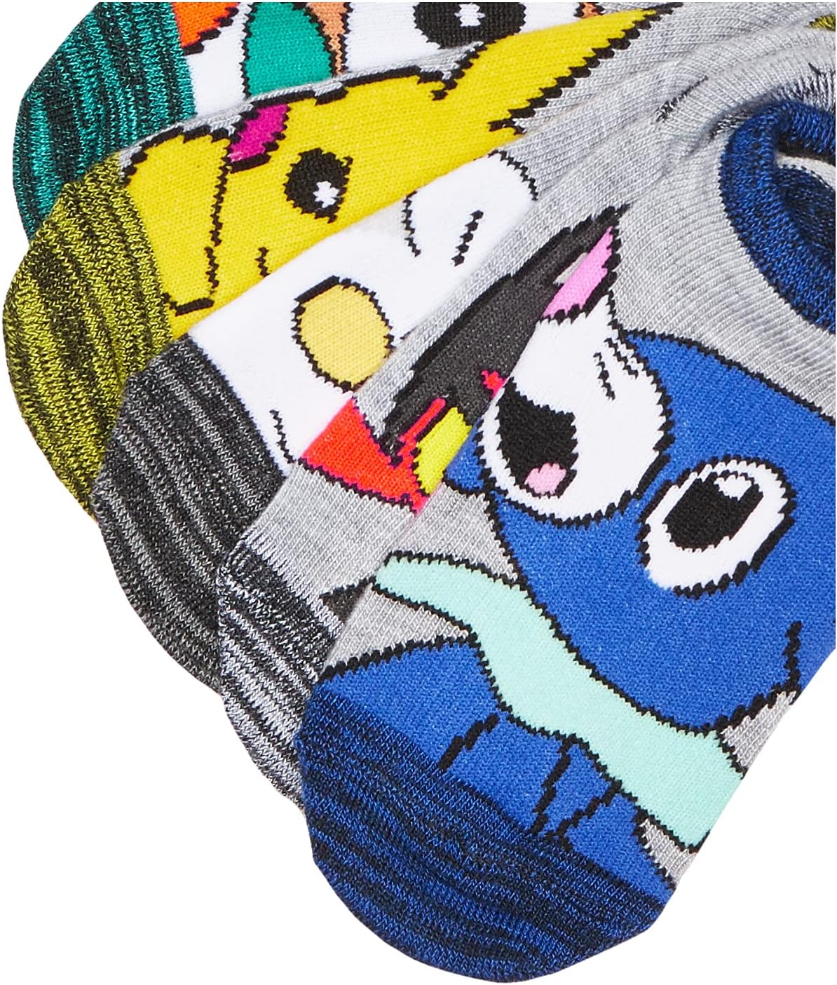 Pokemon Boys No-Show Socks 5-Pack
