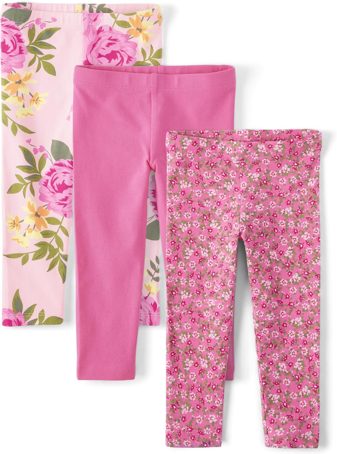 Stylish Soft Baby Girls Leggings 3-Pack for Daily Wear