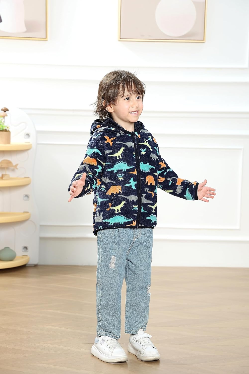 Feidoog Toddler Animal Fleece Jacket